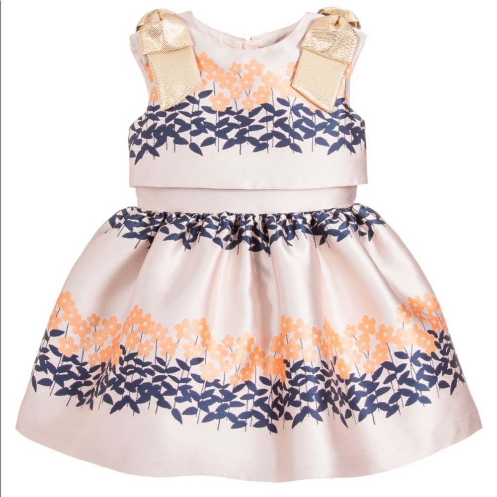 Hucklebones London jacquard dress size 2Y